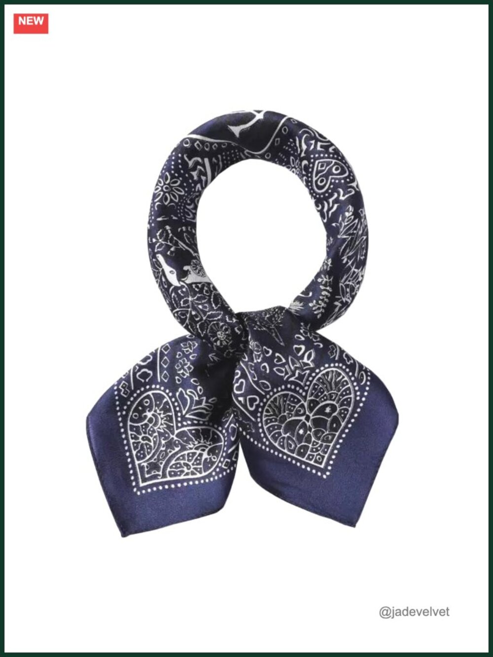 100% Pure Mulberry Silk Square Scarf 21x21 Digital Printed Neckerchief